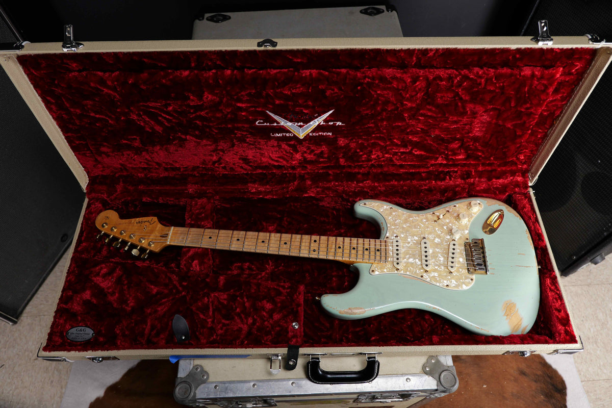 Fender Masterbuilt Custom Shop Greg Koch Stratocaster Daphne Blue Faded to Seafoam Green // ONLY 10 MADE!