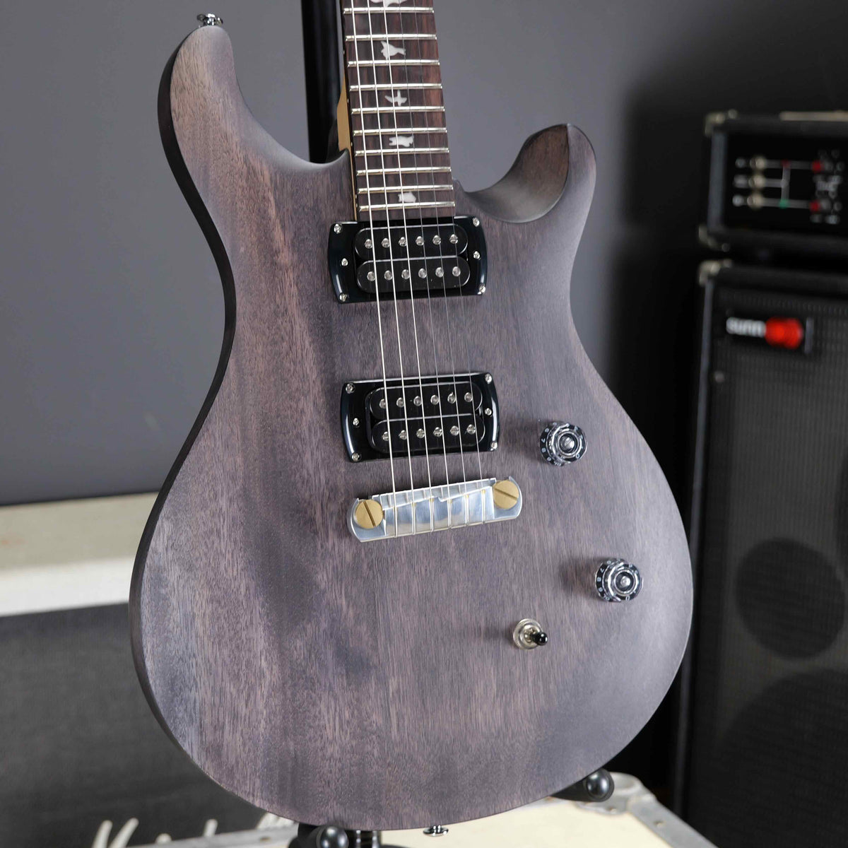 PRS SE CE 24 Standard Satin Stoptail Charcoal