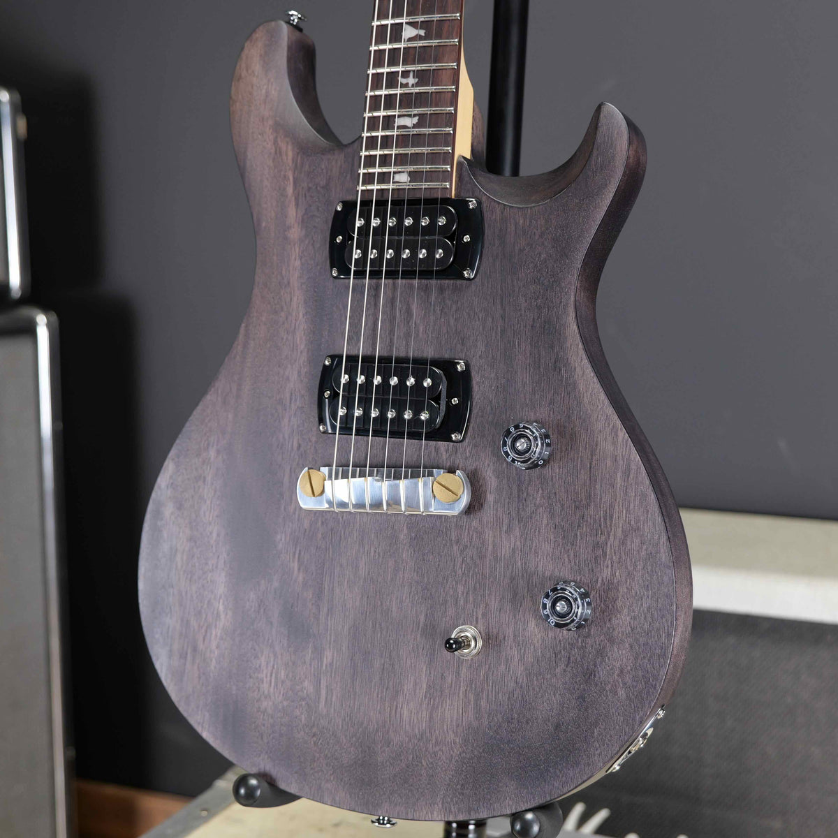 PRS SE CE 24 Standard Satin Stoptail Charcoal