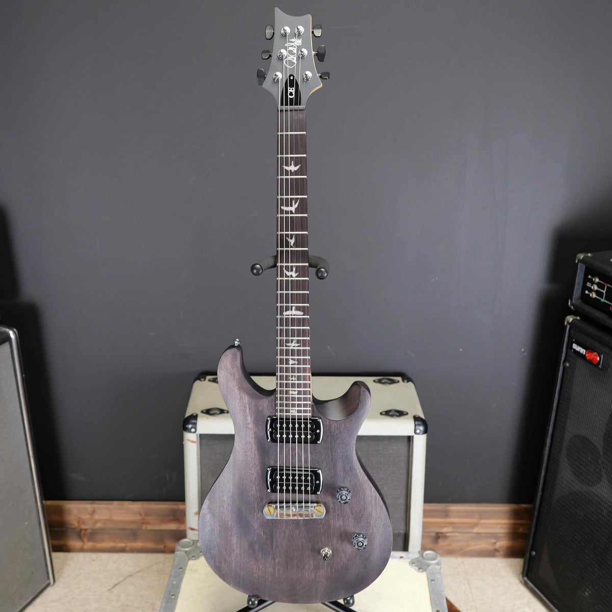 PRS SE CE 24 Standard Satin Stoptail Charcoal