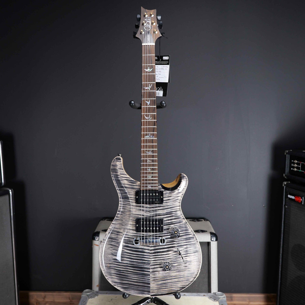 PRS Wood Library Custom 24 Stoptail Limited Edition Charcoal