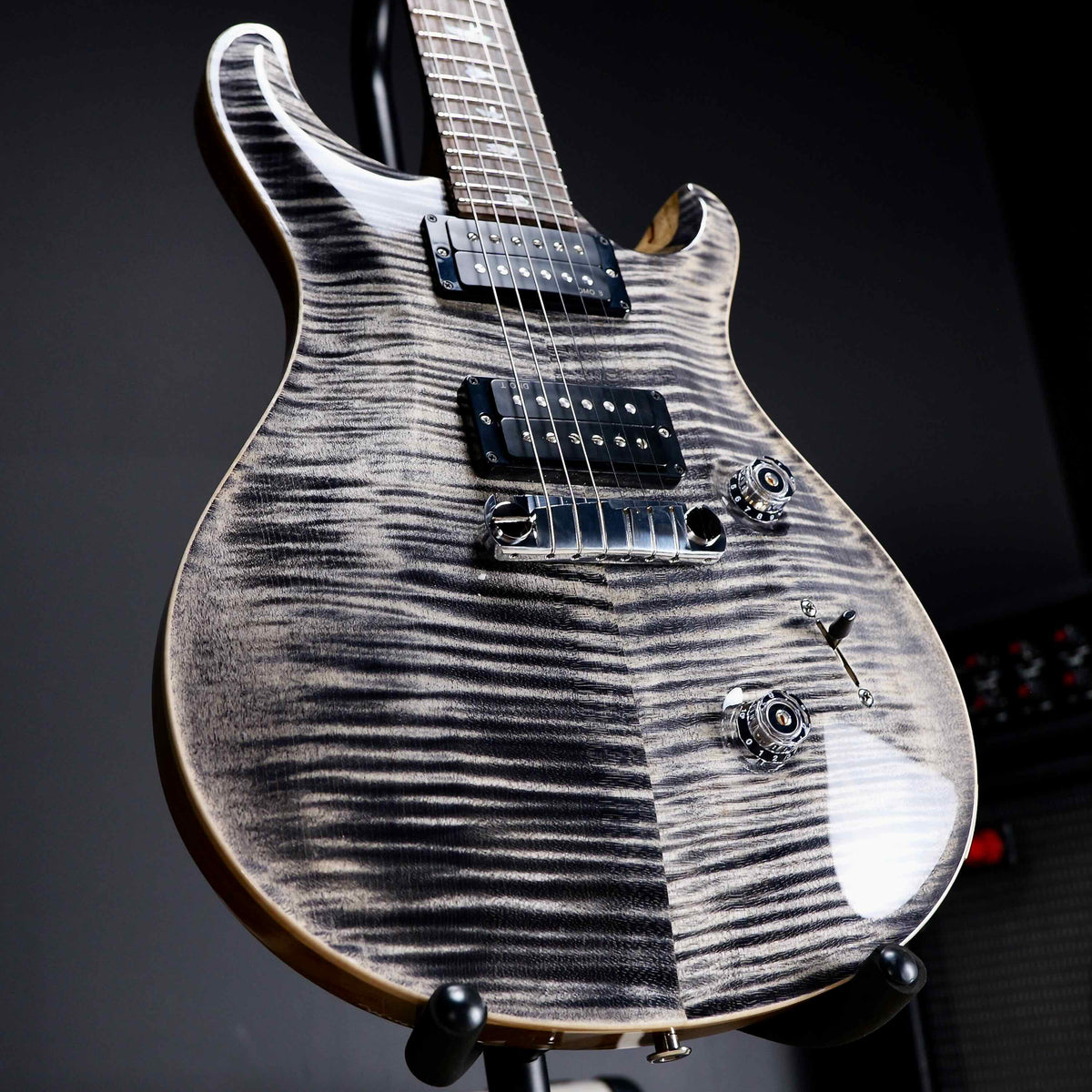 PRS Wood Library Custom 24 Stoptail Limited Edition Charcoal