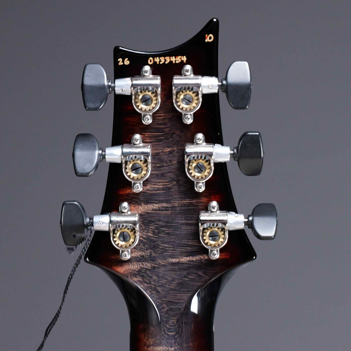 PRS Wood Library Custom 24 Stoptail Limited Edition Charcoal Tri-Color Sunburst