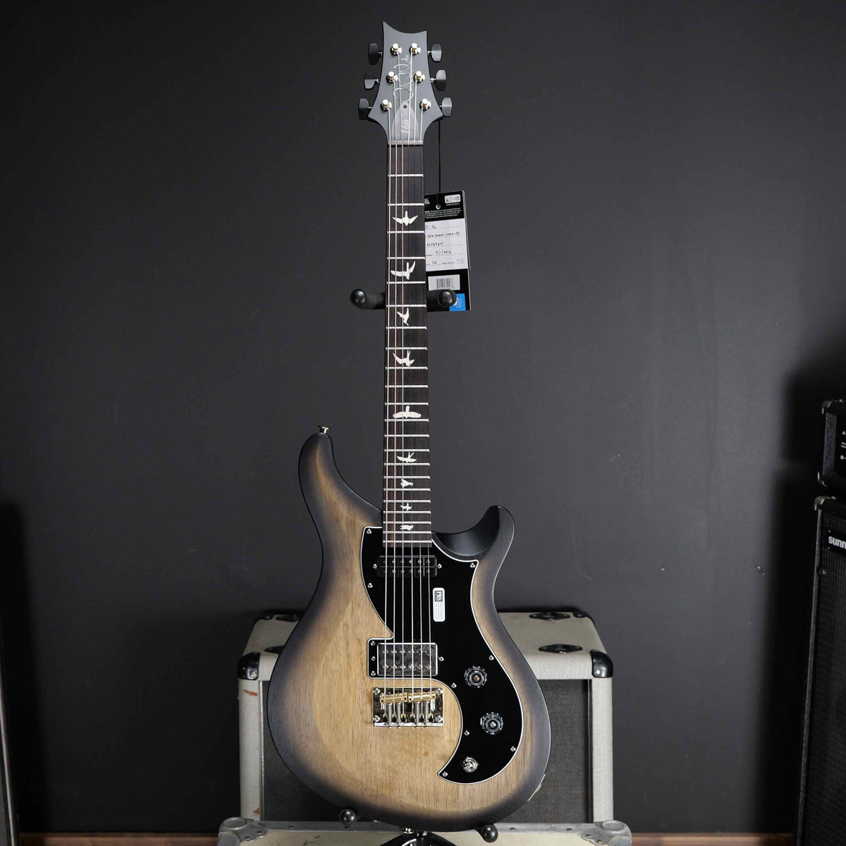 PRS S2 Vela Black Limba Limited Edition Natural Smokeburst