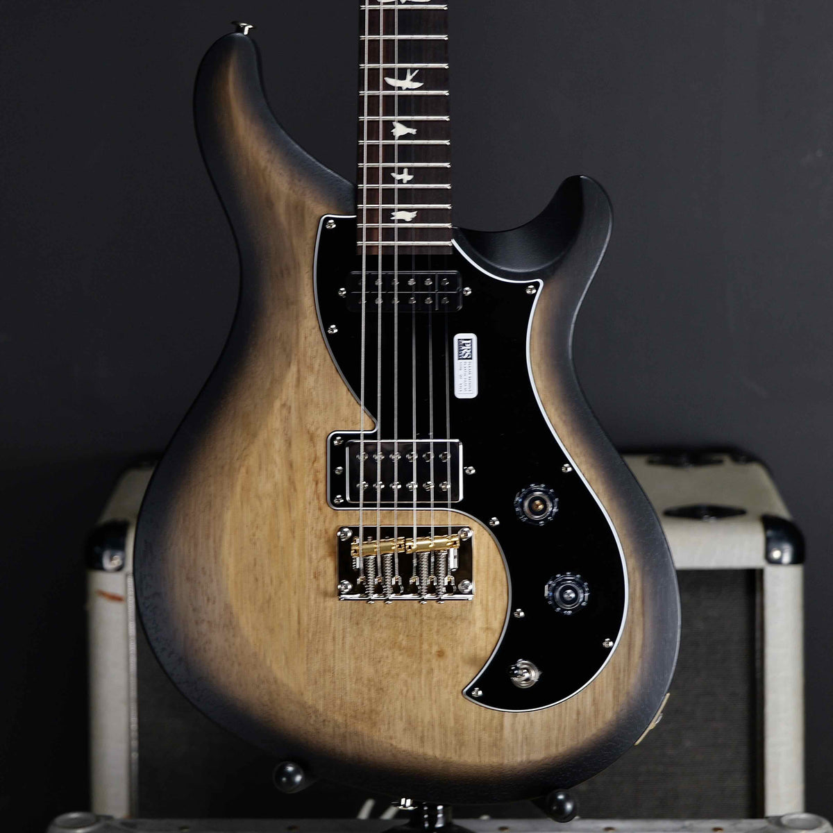 PRS S2 Vela Black Limba Limited Edition Natural Smokeburst
