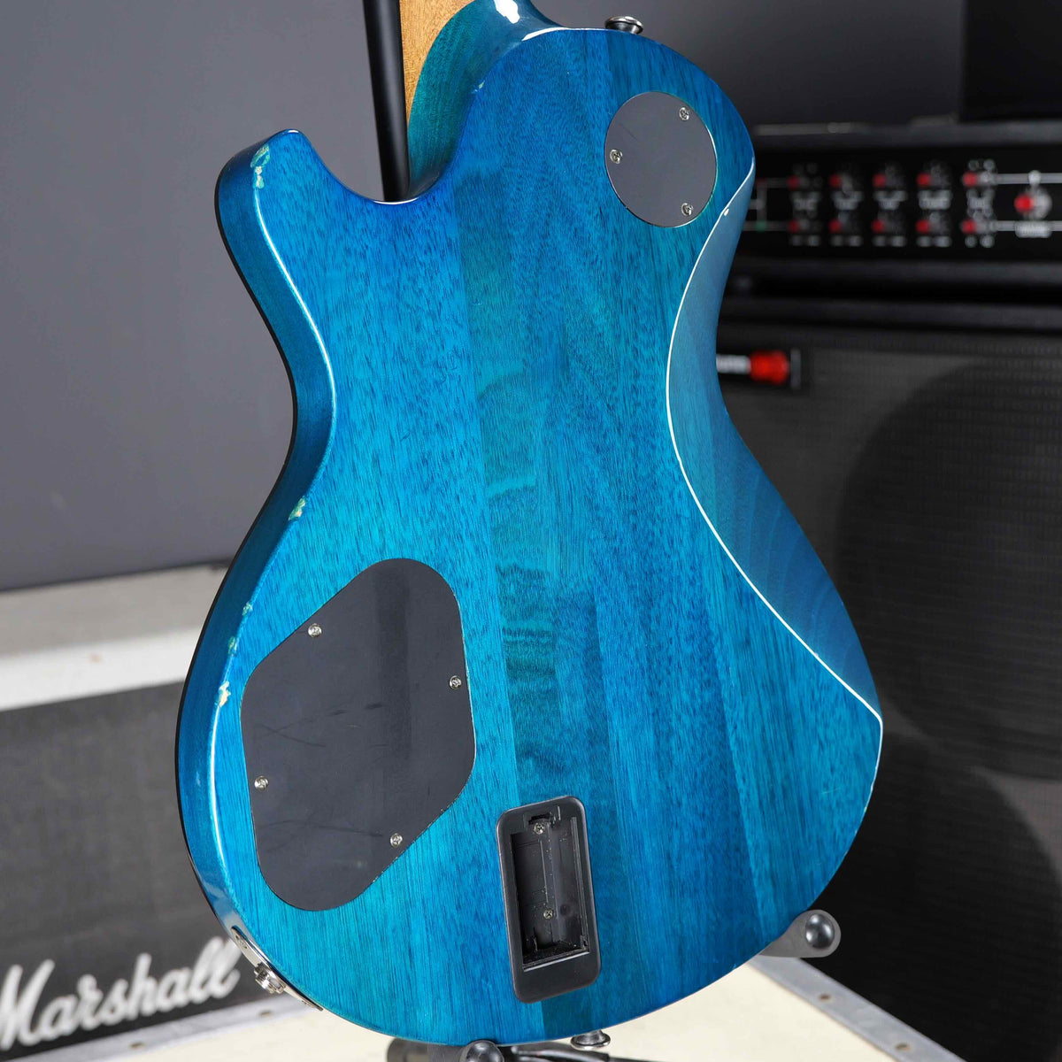 Charvel Desolation DS-1 ST Transparent Blue Smear