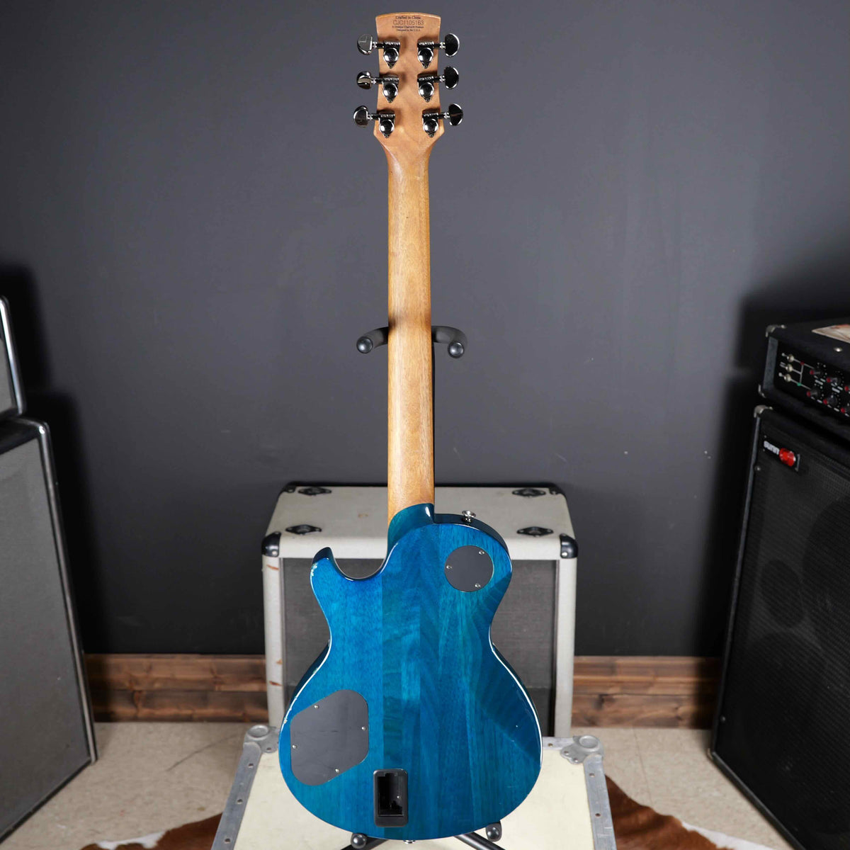 Charvel Desolation DS-1 ST Transparent Blue Smear