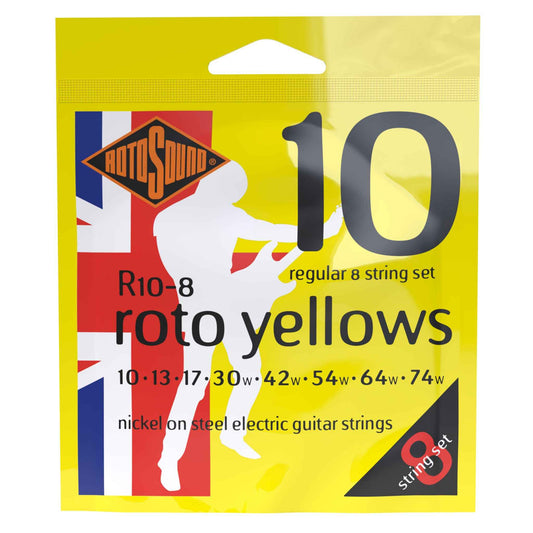 Rotosound R10-8 Roto Yellows 10-74