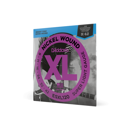 D'Addario Super Light Double Ball End Electric Guitar Strings 9-42