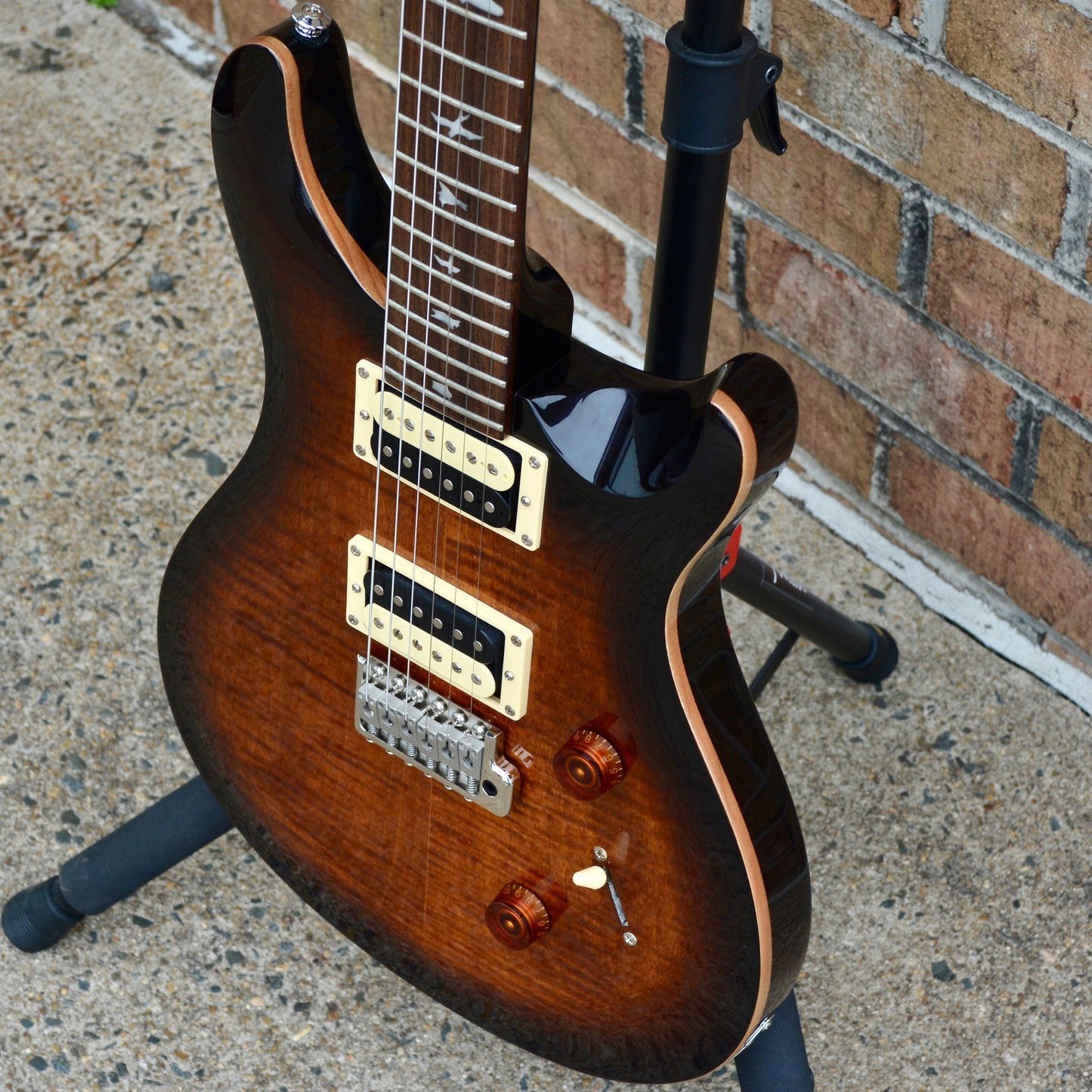 PRS SE USED Custom 24 Black Gold Burst