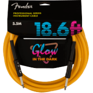 Fender Professional Glow in the Dark Cable, Orange, 18.6'