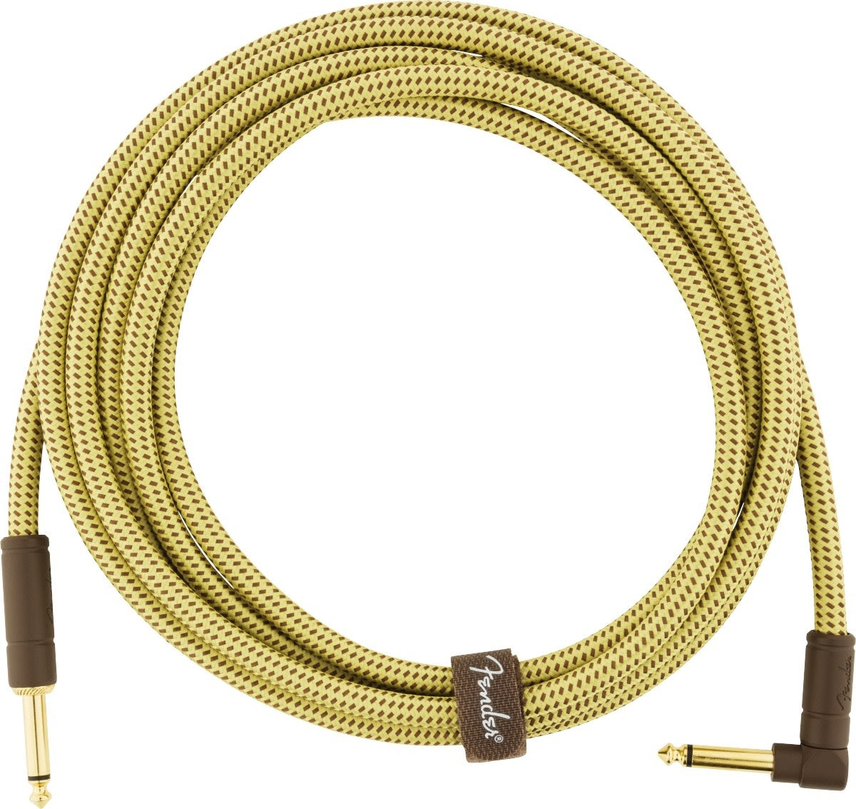Fender Deluxe Series Instrument Cable, Straight/Angle, 10'