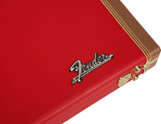 Fender Classic Series Wood Case - Strat®/Tele®, Fiesta Red