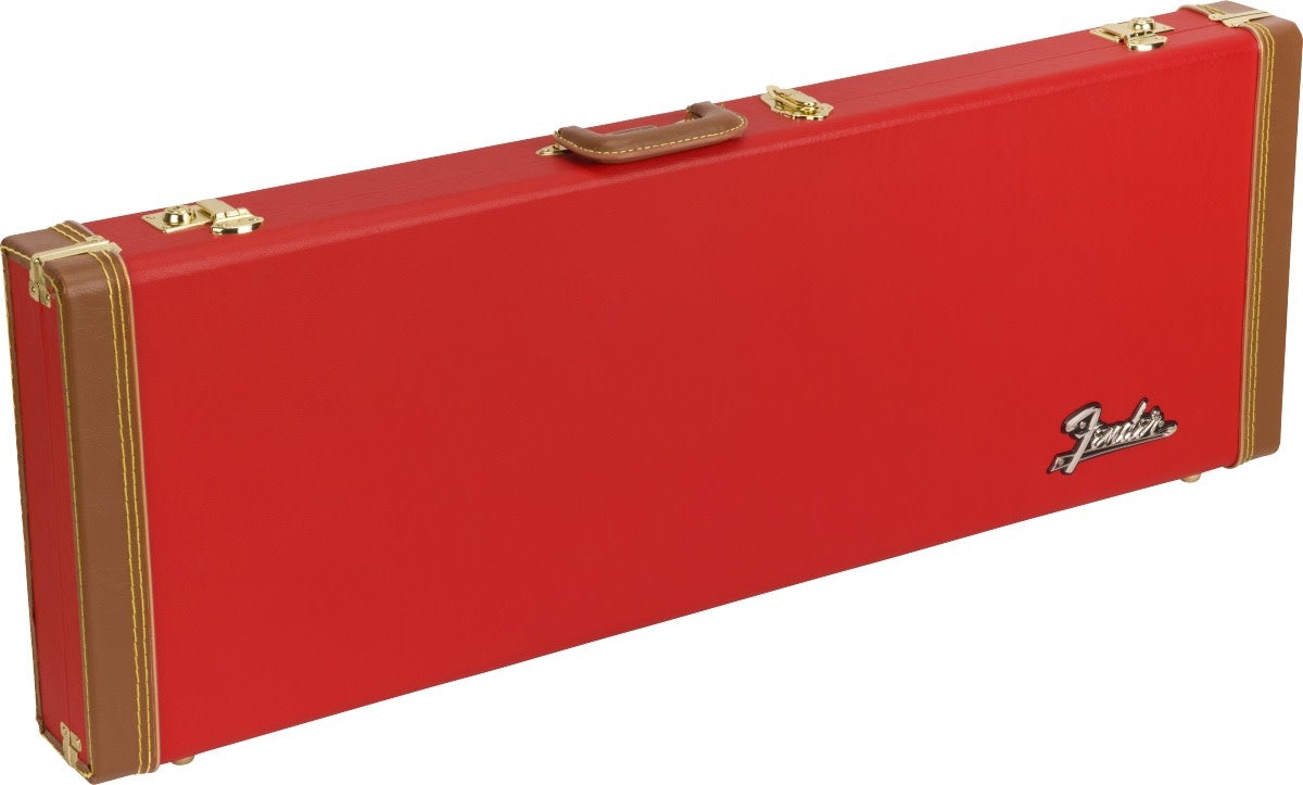 Fender Classic Series Wood Case - Strat®/Tele®, Fiesta Red