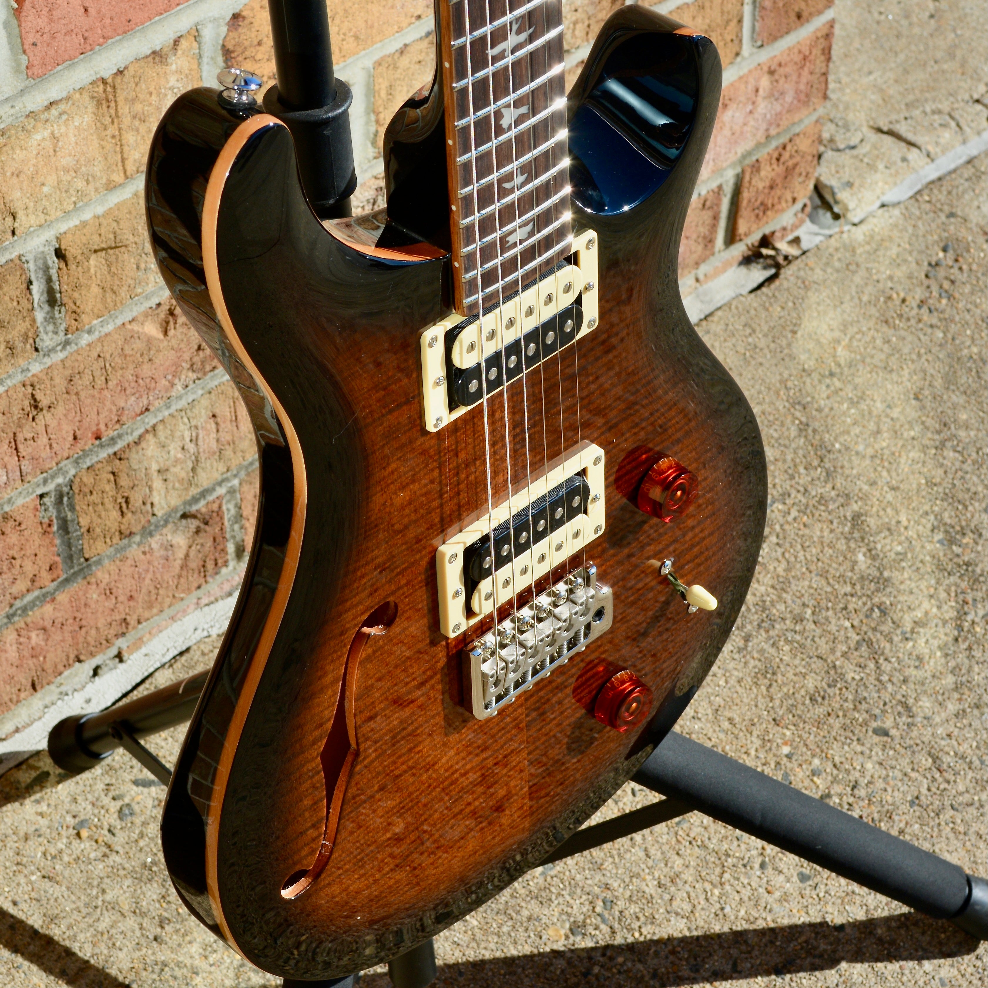 PRS S2 Custom 22 Semi-Hollow Black Gold Burst – Matt's Guitars