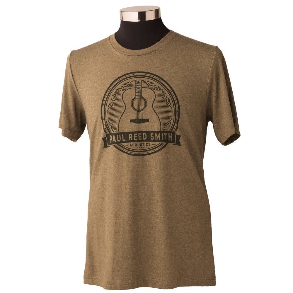 PRS Acoustic Guitar Design T-Shirt, Heather Green