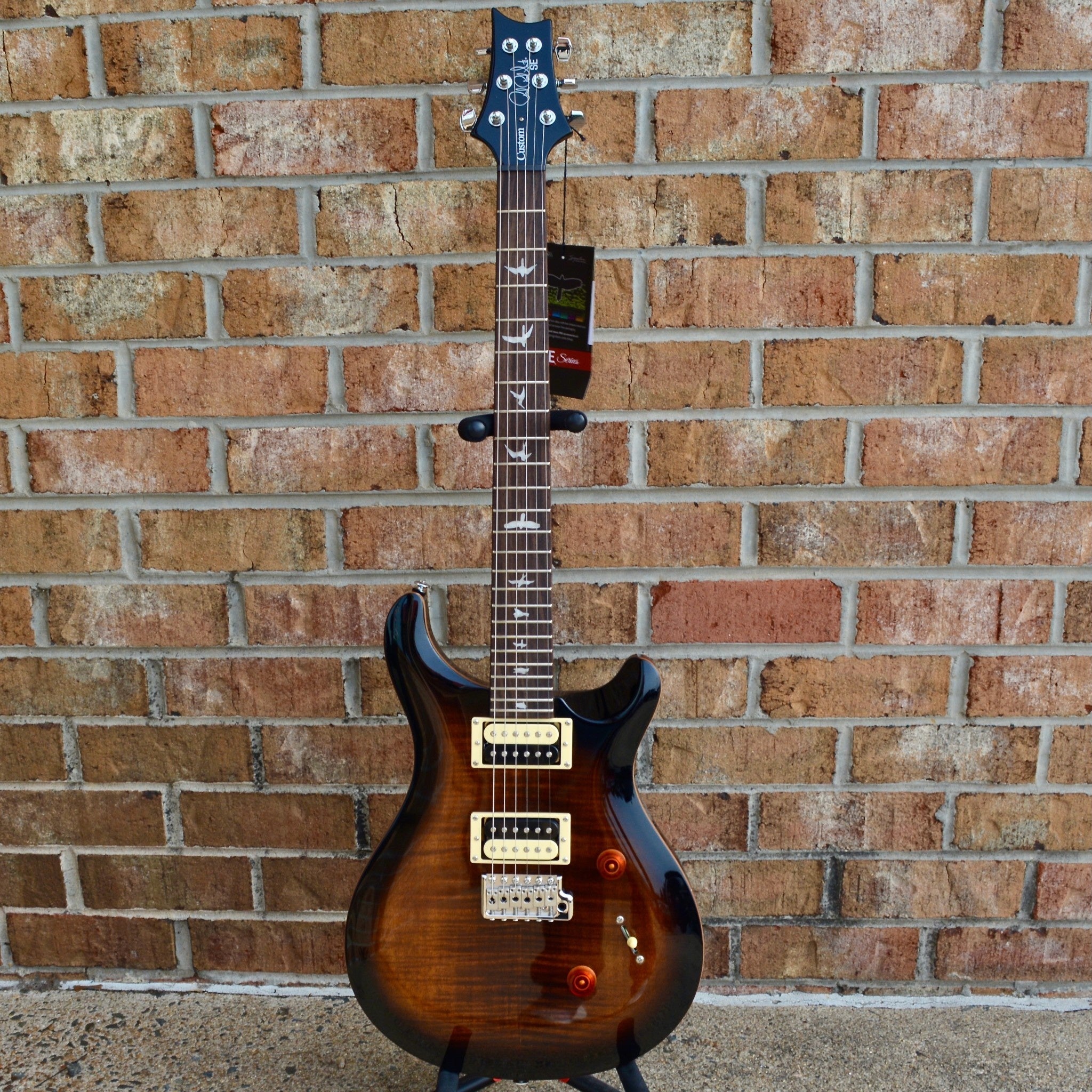 PRS SE Custom 24 Black Gold Burst