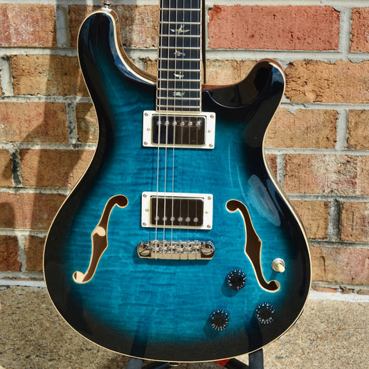 PRS SE Hollowbody II Piezo Peacock Blue