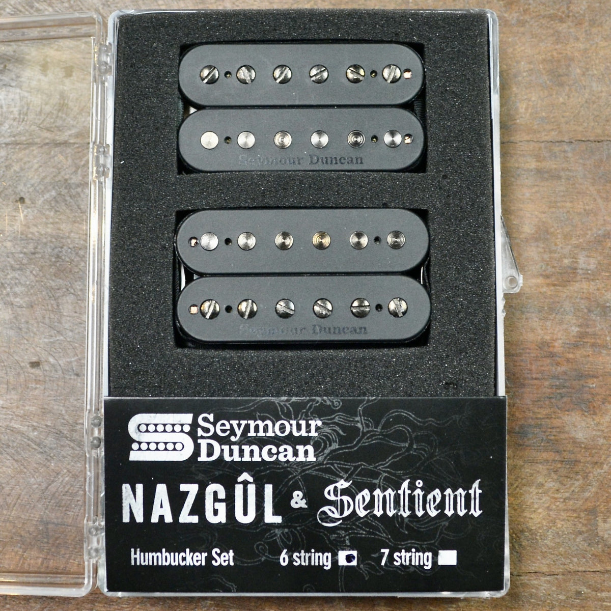 Seymour Duncan Nazgul/Sentient Humbucker Set Open Black – Matt