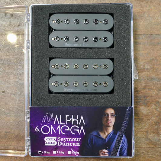 Seymour Duncan Mark Holcomb Alpha & Omega Humbucker Set Open Black