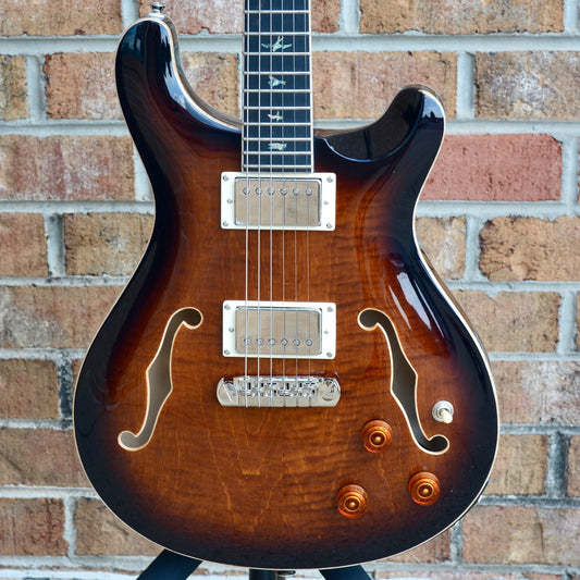 PRS SE Hollowbody II Piezo Black Gold Burst