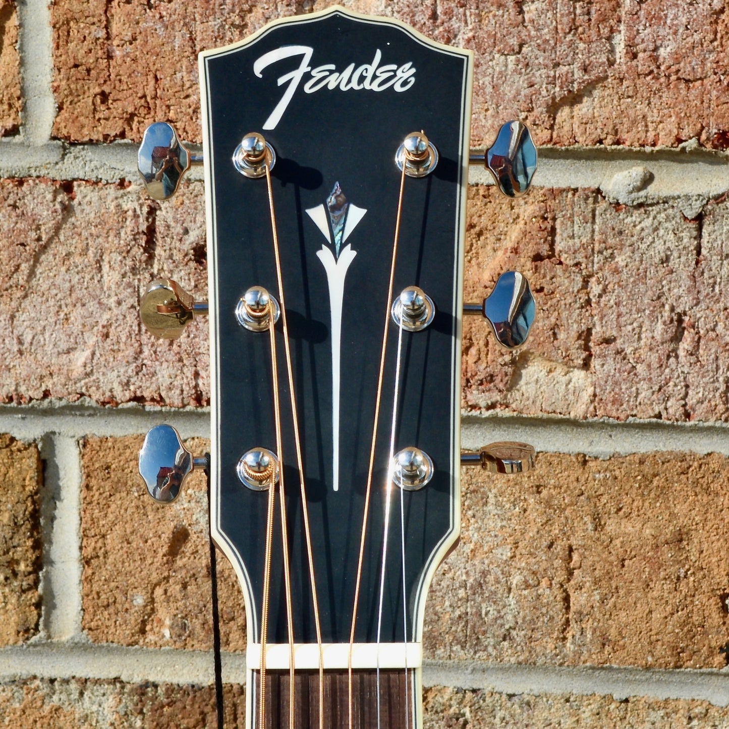 Fender PO-220E Orchestra, All Mahogany, Ovangkol Fingerboard, Aged Cognac Burst