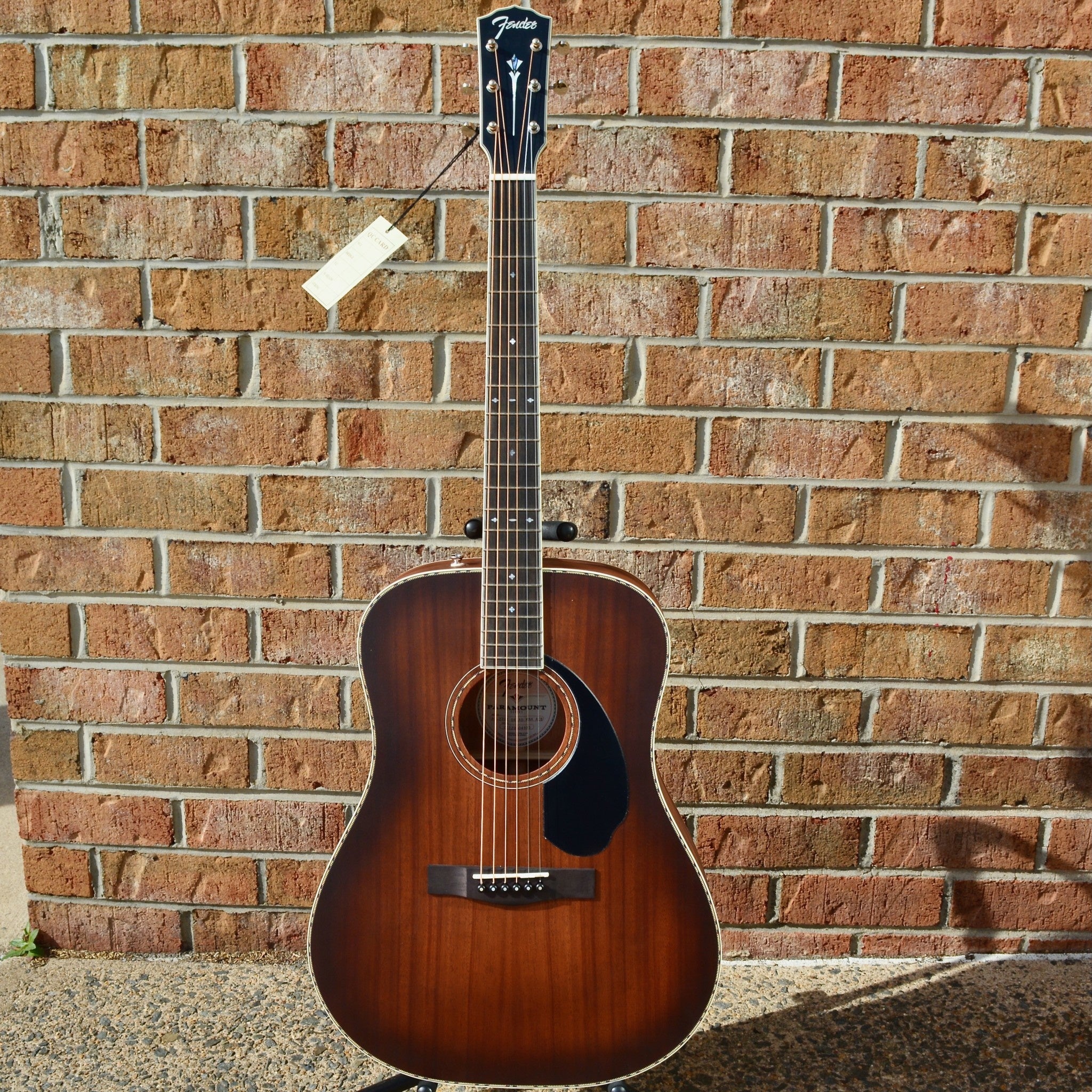 Fender PD-220E Dreadnought, All Mahogany, Ovangkol Fingerboard, Aged Cognac  Burst