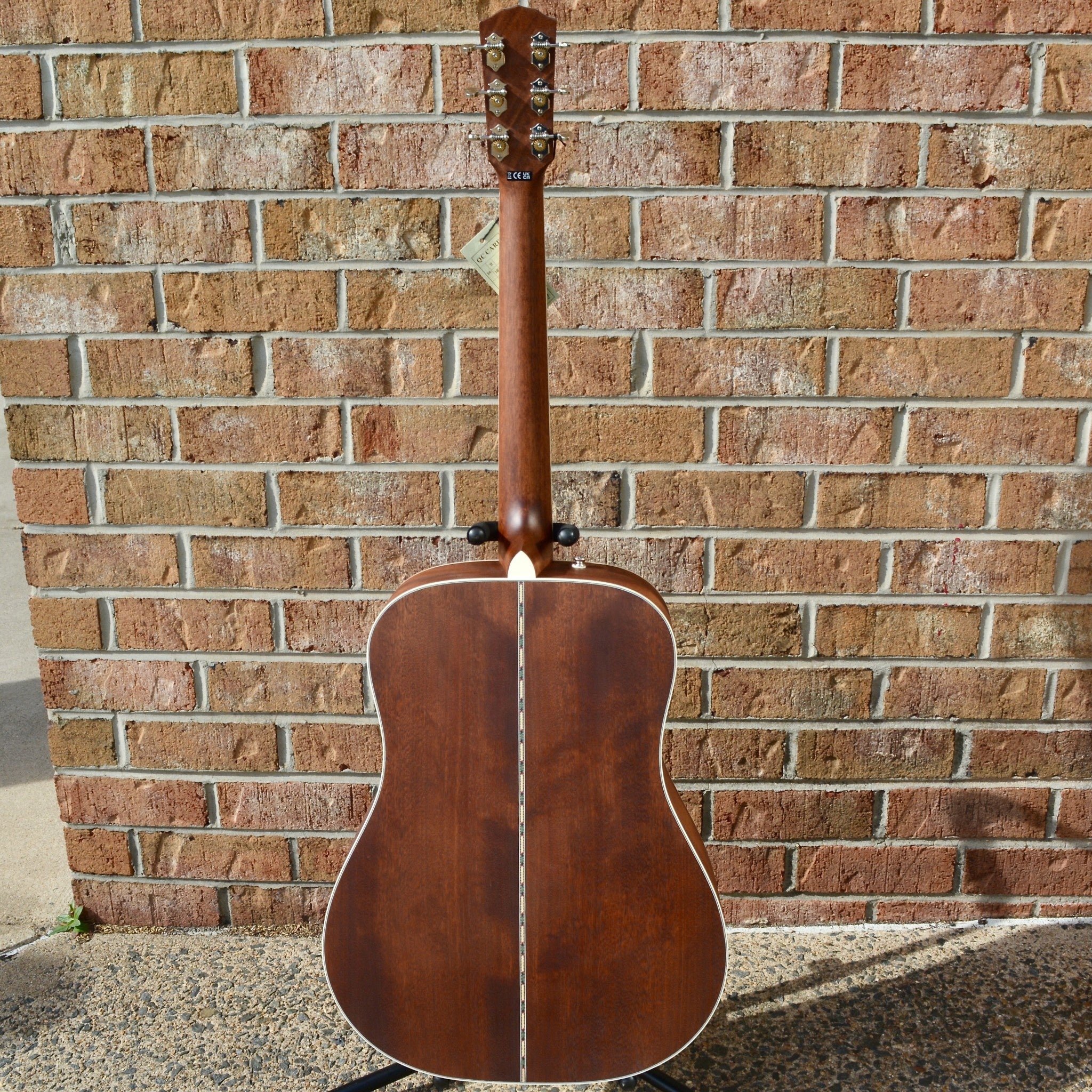 Fender PD-220E Dreadnought, All Mahogany, Ovangkol Fingerboard, Aged Cognac  Burst