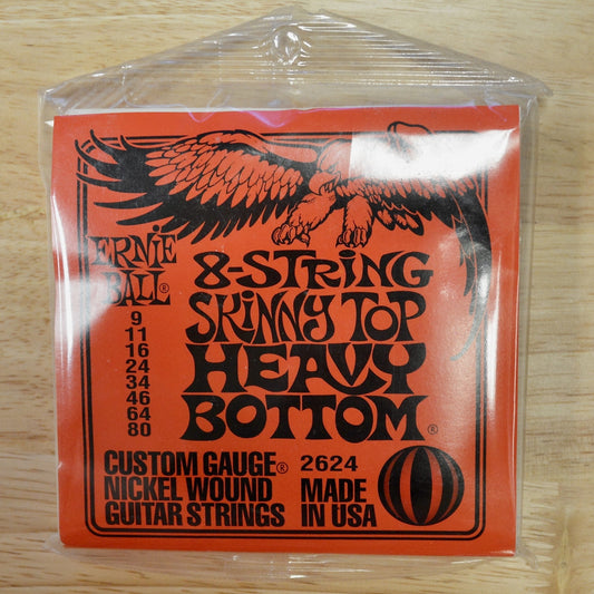 Ernie Ball 8-String Skinny Top Heavy Bottom