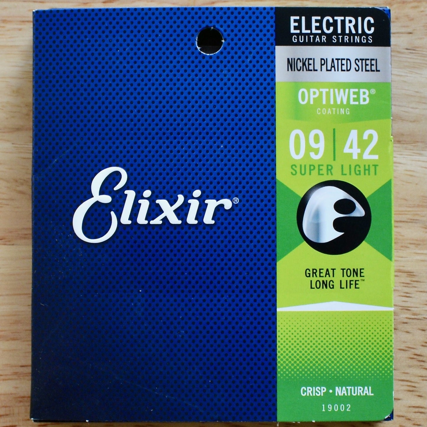Elixir Electric Nickle Strings Optiweb Coating Super Light