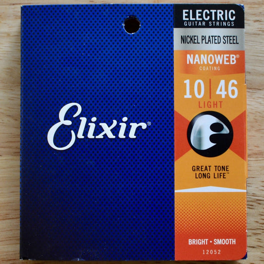 Elixir Nickle Electric Strings Nanoweb Coating Light