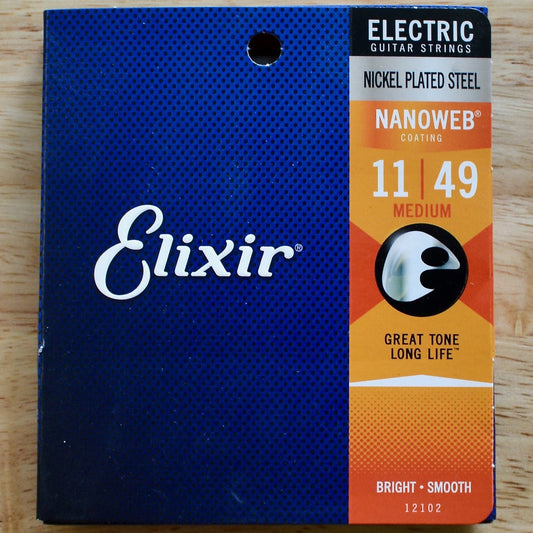 Elixir Nickle Electric Strings Nanoweb Coating Medium