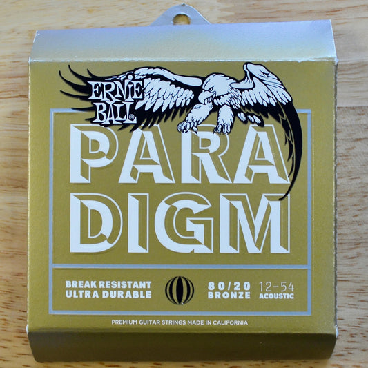 Ernie Ball Paradigm Acoustic Strings 80/20 Bronze 12-54