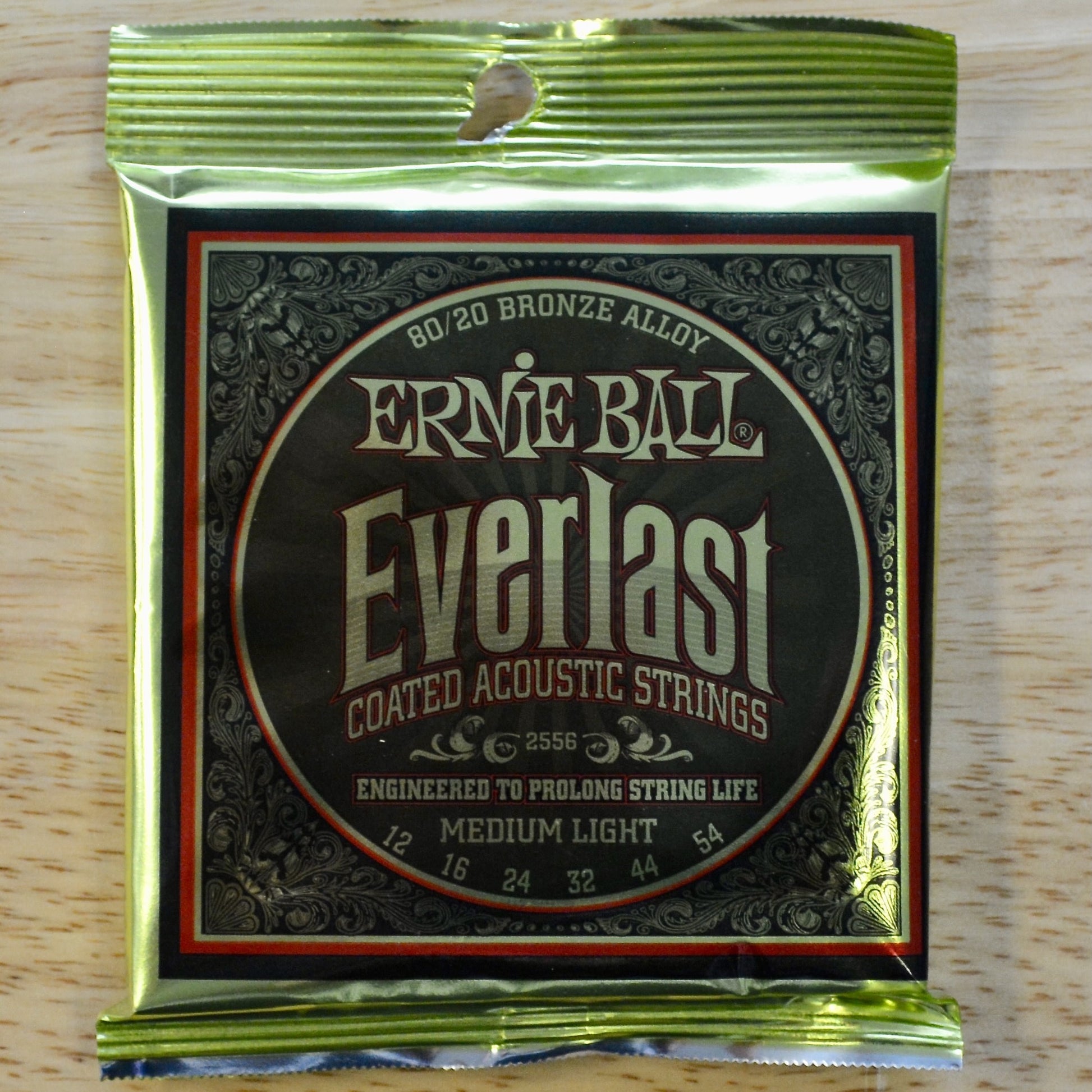 Ernie Ball Everlast Coated Acoustic Strings 80/20 Bronze Medium Light –  Matt's Guitars
