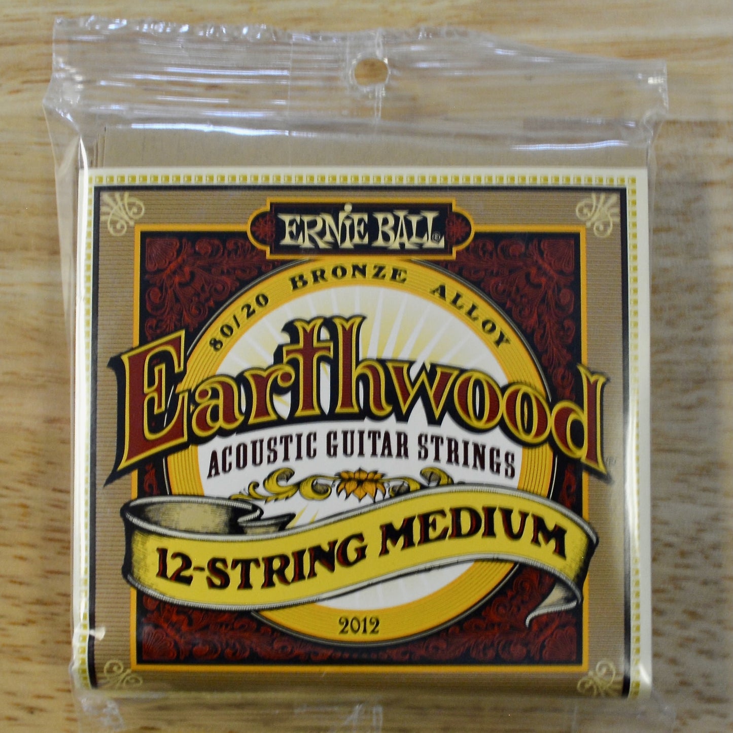 Ernie Ball Earthwood Acoustic Strings 80/20 Bronze 12 String Medium