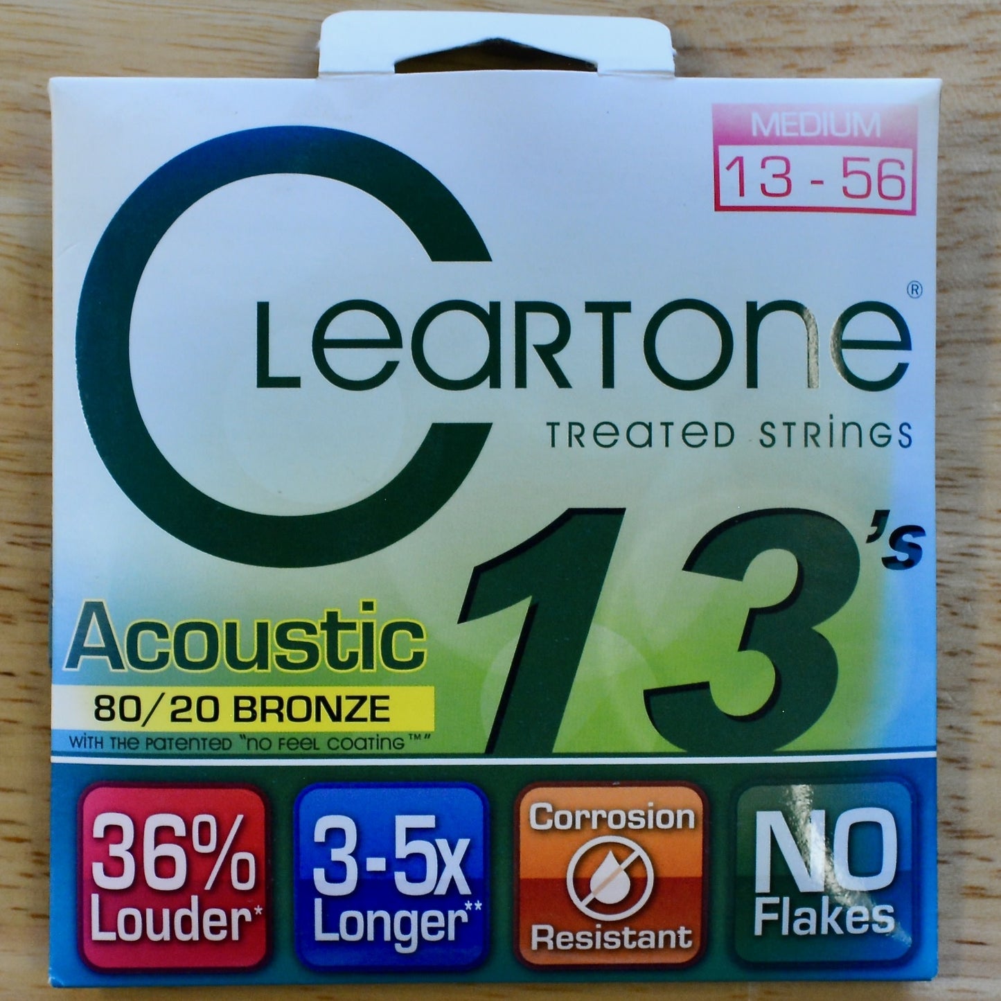 Cleartone Treated Acoustic Strings 80/20 Bronze Medium