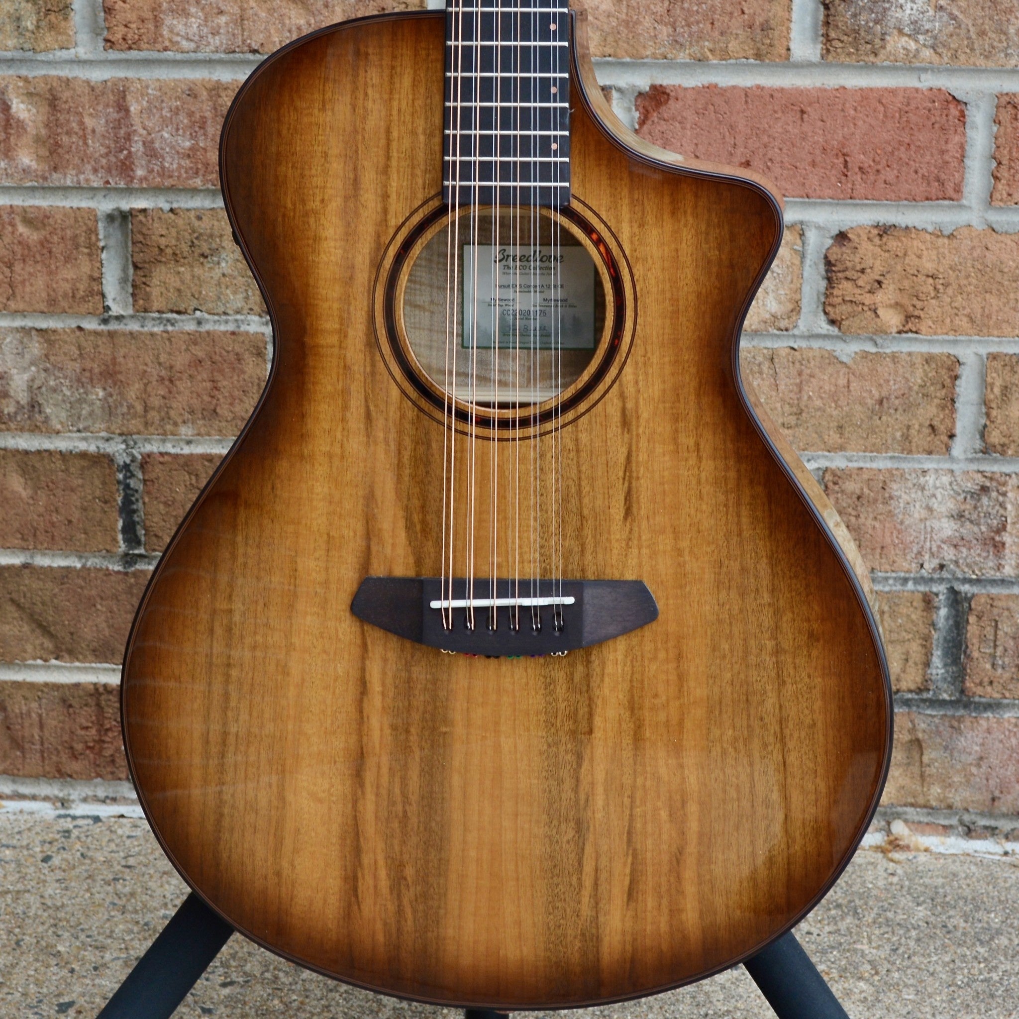 Breedlove pursuit exotic concert store ce myrtlewood