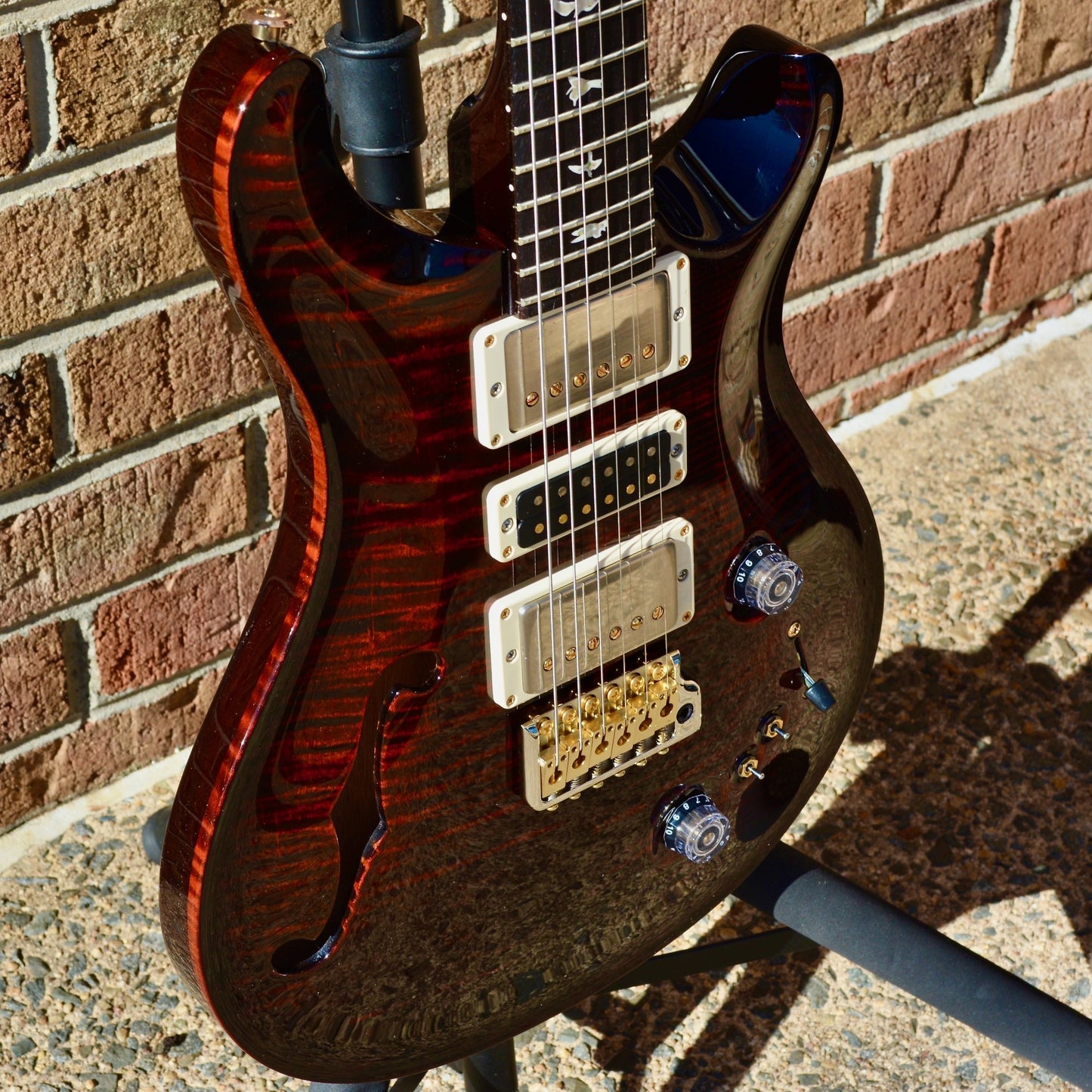 2022 PRS Special Semi-Hollow 10 Top Fire Red Burst