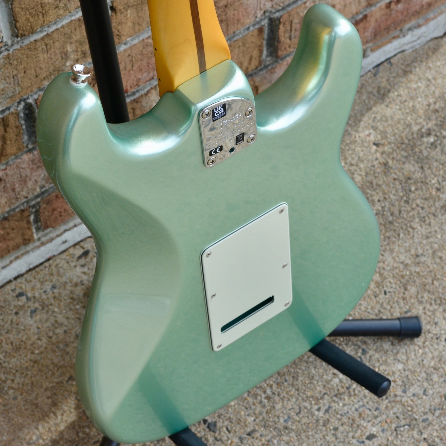 Fender  American Professional II Stratocaster® Left-Hand, Maple Fingerboard, Mystic Surf Green