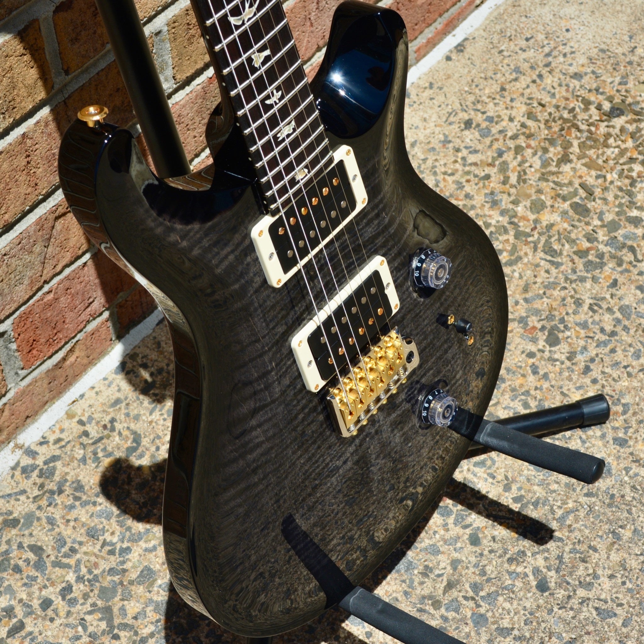 PRS Custom 24 10 Top Charcoal Burst – Matt's Guitars