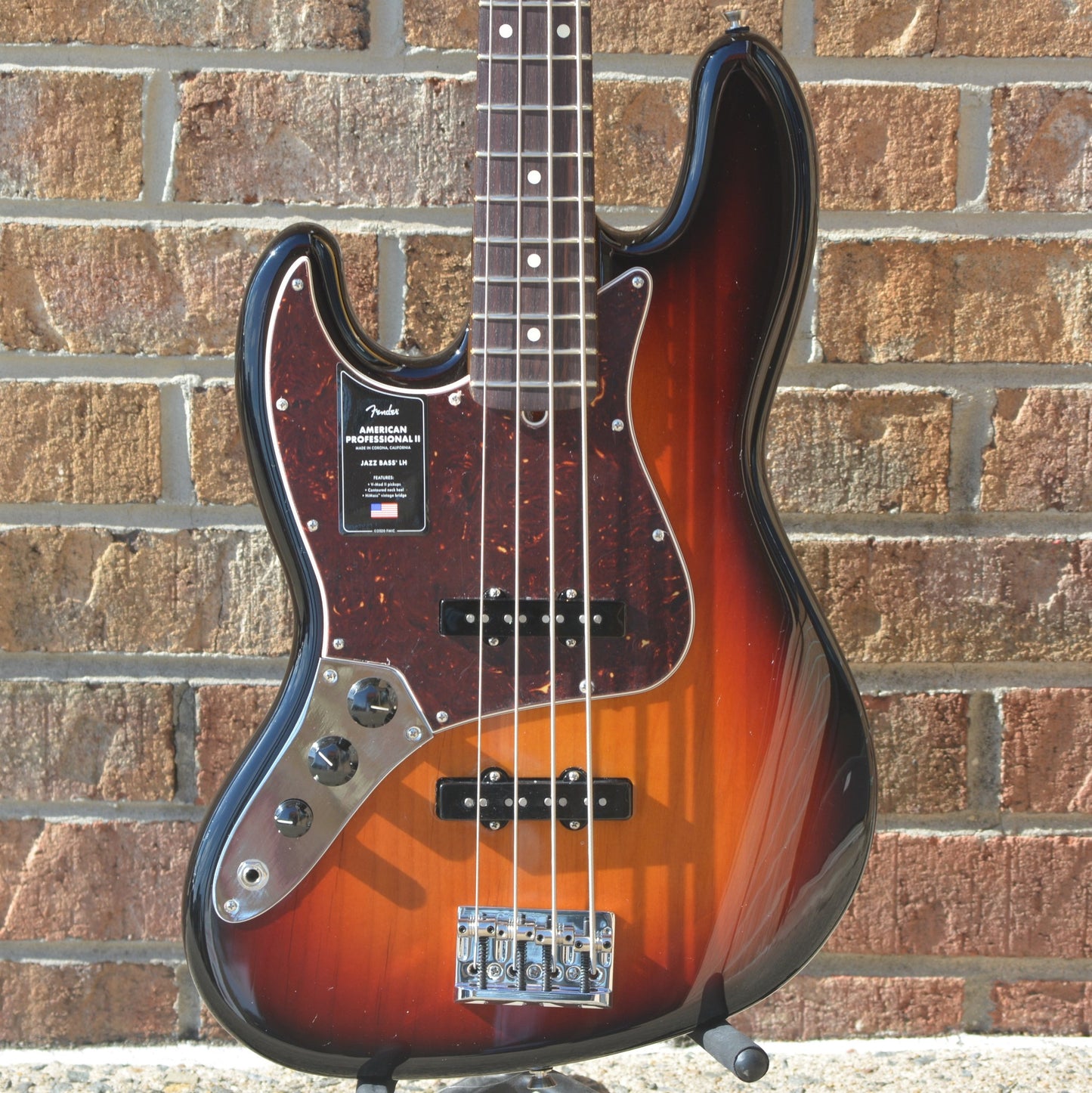 Fender American Professional Jazz Bass II  Left Hand 2021 3-Color Sunburst