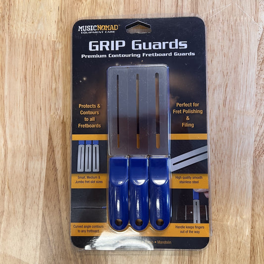 Music Nomad GRIP Guards - 3 Pro Fretboard Guards for Small, Medium, Jumbo Fret Sizes 3 Pak