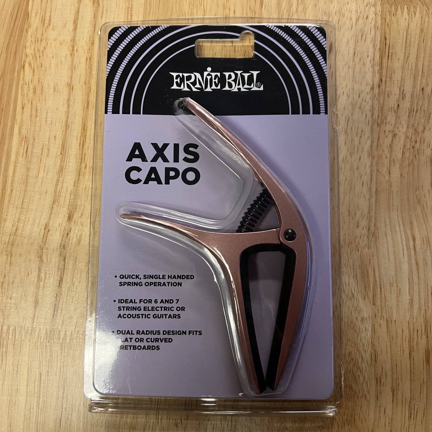 Ernie Ball Axis Capo - Rose Gold