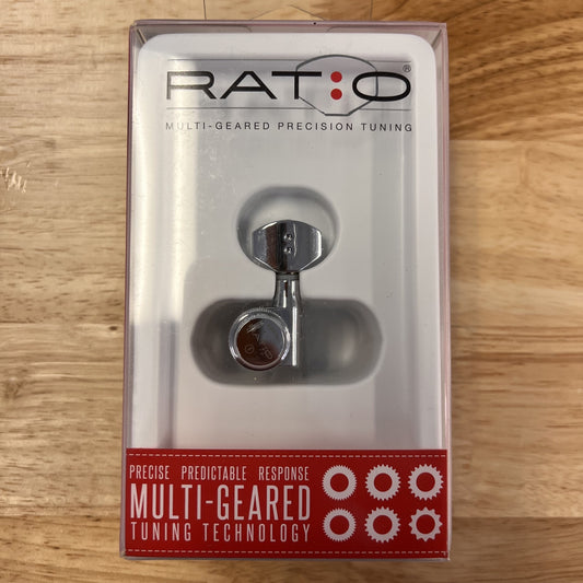 Graph Tech Ratio Electric locking Tuners 4X2 Chrome
