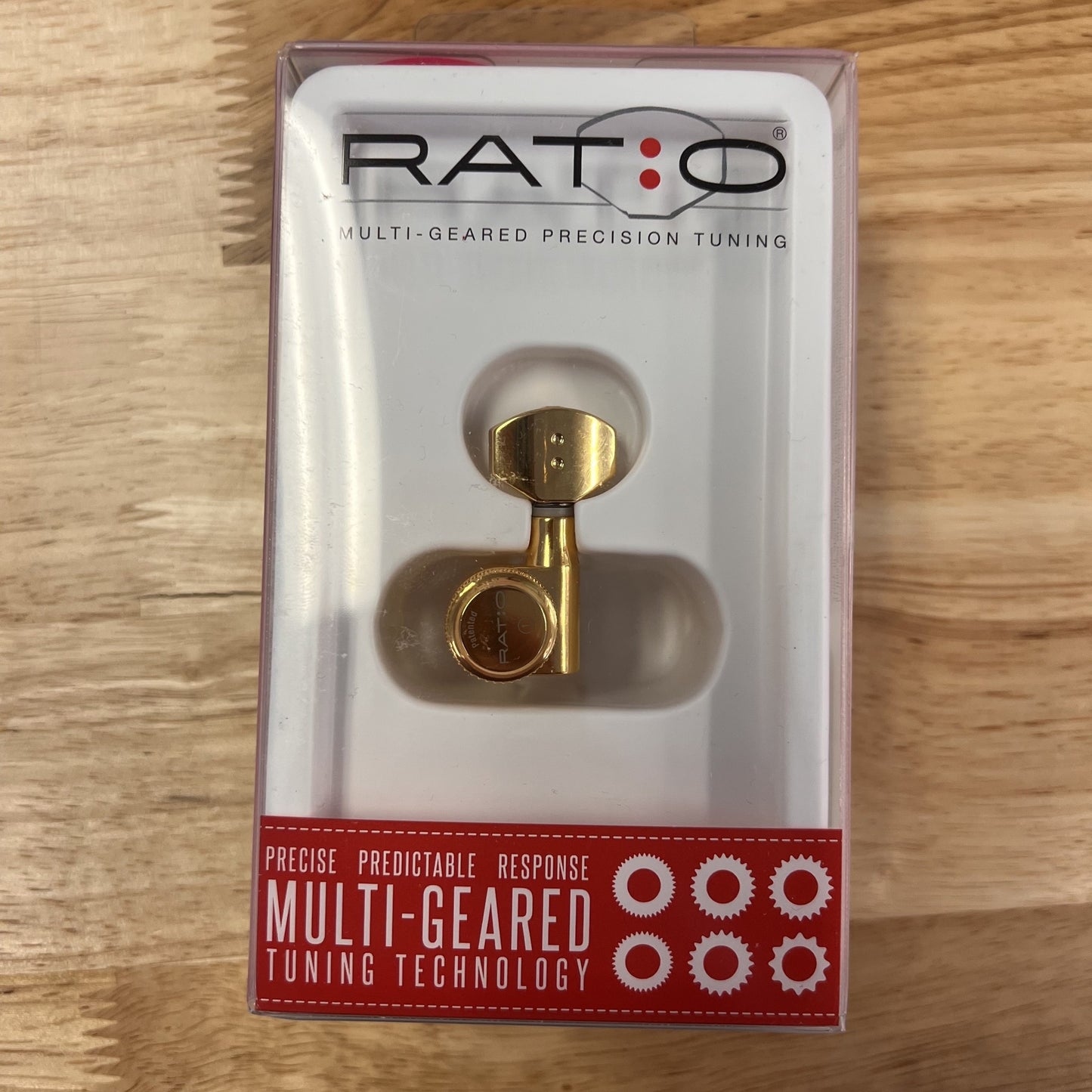 Graph Tech Ratio Electric locking Tuners 3x4 Gold