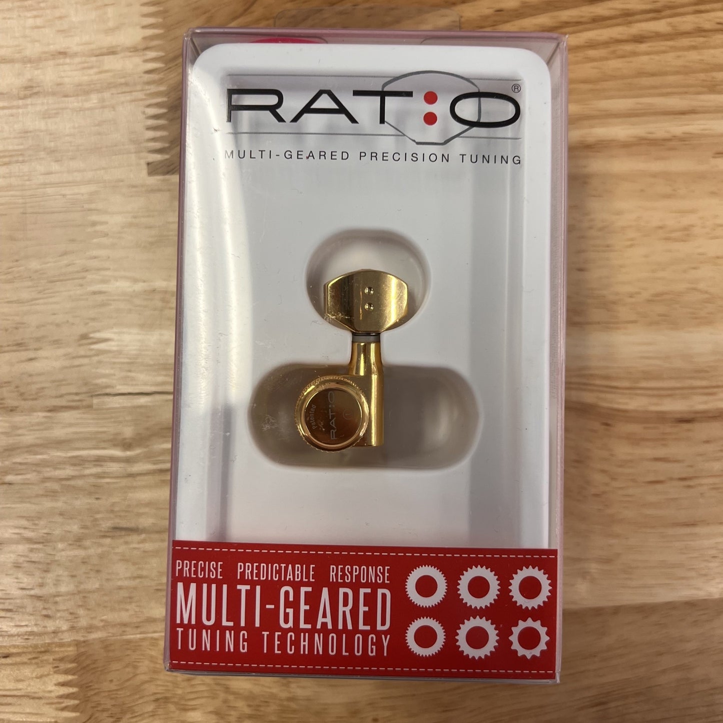 Graph Tech Ratio Electric locking Tuners 7L Gold