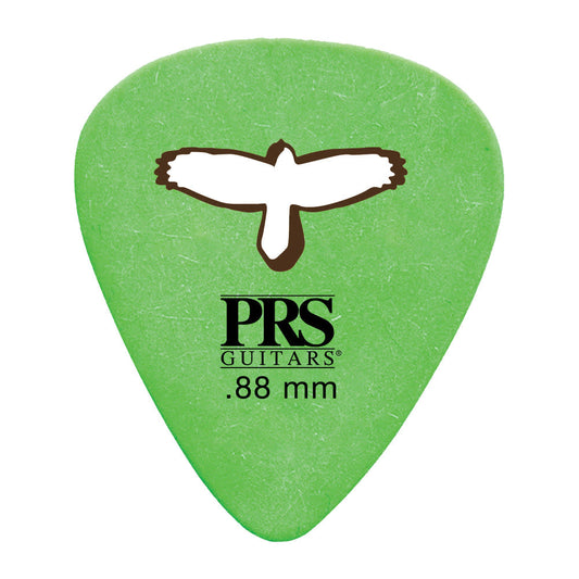 PRS Delrin "Punch" Picks - Green .88mm 12 Pack
