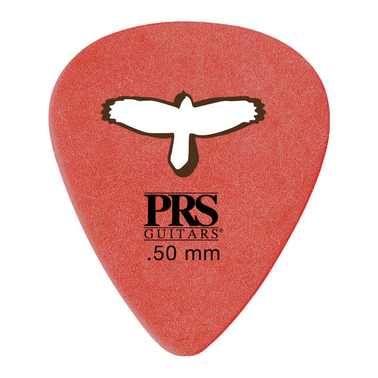 PRS Delrin "Punch" Picks - Red .50mm 12 Pack