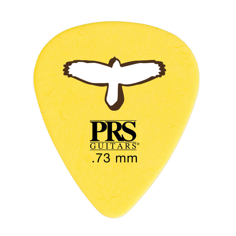 PRS Delrin "Punch" Picks - Yellow .73mm 12 Pack