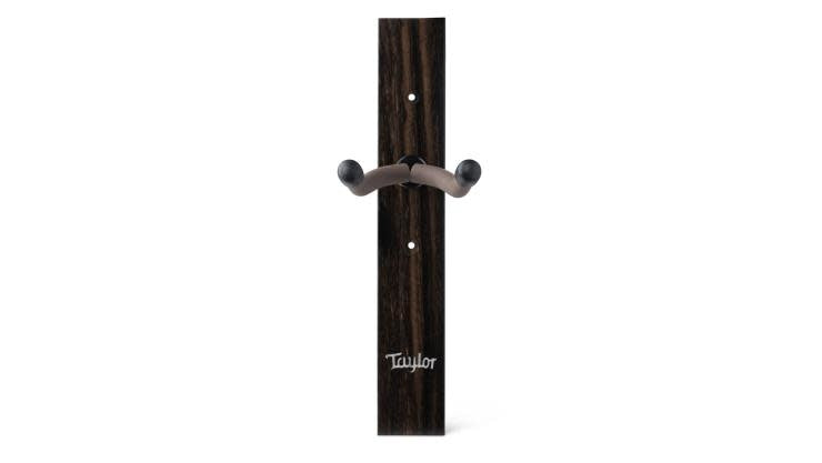 Taylor Guitar Wall Hanger - Ebony, Acrylic Logo Inlay